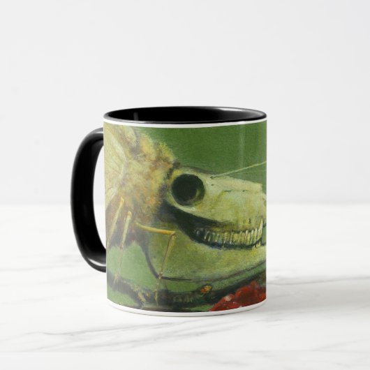 Gothic Moth Skull-Tasse Tasse (Vorderseite Links)