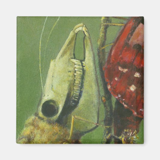 Gothic Moth Surreal Magnet (Vorne)