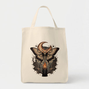 Gothic-Motten-Mond-Halloween-Tasche Tragetasche