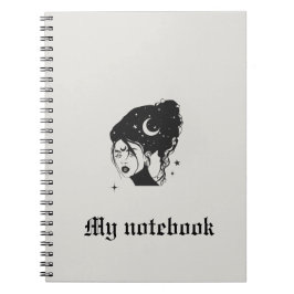 Gothic Muse Notebook - Dark Beauty Journal Notizblock