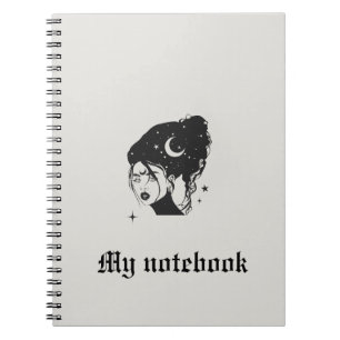 Gothic Muse Notebook - Dark Beauty Journal Notizblock