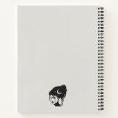 Gothic Muse Notebook – Dark Beauty Journal Notizblock (Rückseite)