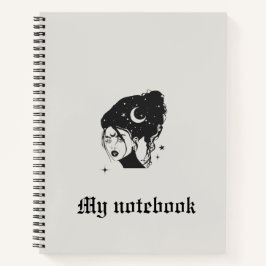 Gothic Muse Notebook – Dark Beauty Journal Notizblock