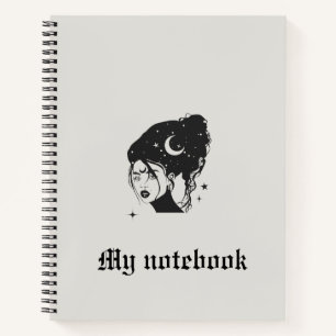 Gothic Muse Notizbuch – Dunkle Schönheit Journal