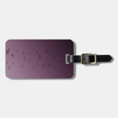 Gothic Musical Notes - Gepäckmarke Gepäckanhänger (Vorderseite horizontal)