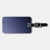 Gothic Musical Notes - Gepäckmarke Gepäckanhänger (Vorderseite horizontal)