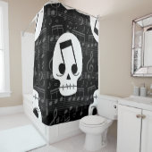 Gothic-Musiknote Duschvorhang (Beispiel)