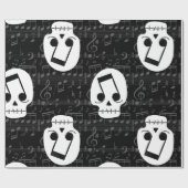 Gothic-Musiknote Geschenkpapier (Flach)