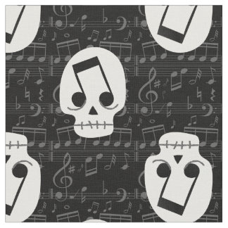 Gothic-Musiknote Stoff