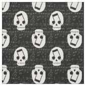 Gothic-Musiknote Stoff (Muster)