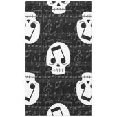 Gothic-Musiknote Tischdecke (Vorderseite)