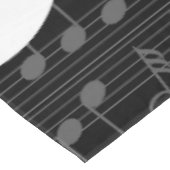 Gothic-Musiknote Tischdecke (Schrägansicht)