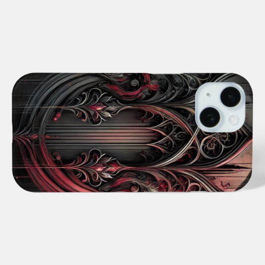 Gothic Muster Phone Case (Rückseite (Horizontal))