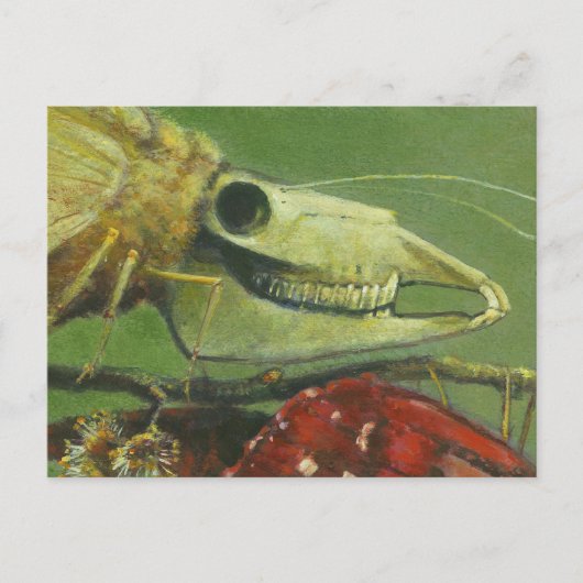 Gothic Mutant Moth Postcard Postkarte (Vorderseite)