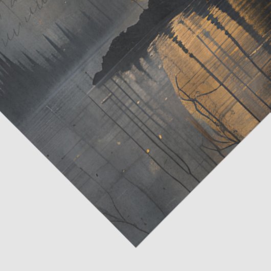 Gothic Mystic Pine Moonlight Seidenpapier (Ausschnitt)