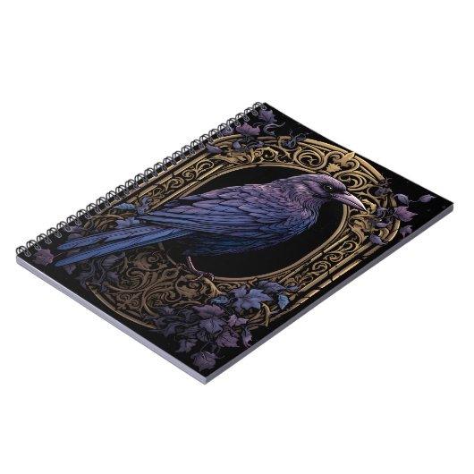 Gothic Mystical Raven Notizblock (Linke Seite)