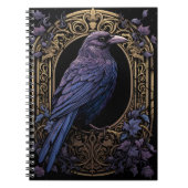 Gothic Mystical Raven Notizblock (Vorderseite)