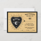 Gothic Mystical Spirit Board Halloween-UAWG Einladung (Vorderseite)