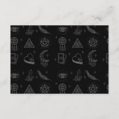 Gothic Mystical Spirit Board Kristallkugel Details Begleitkarte (Rückseite)