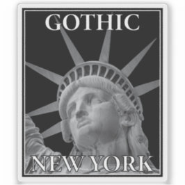 Gothic New York - v1 Aufkleber