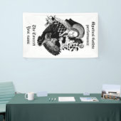 Gothic Night Owl und Frau Banner (Messeveranstaltung)