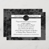 Gothic Nightfall Floral Wedding Handfastsuite Einladung (Vorne/Hinten)