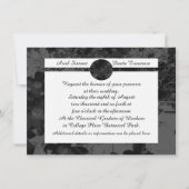 Gothic Nightfall Floral Wedding Handfastsuite Einladung (Vorderseite)