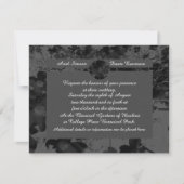 Gothic Nightfall Floral Wedding Handfastsuite Einladung (Vorderseite)