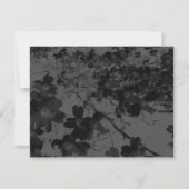 Gothic Nightfall Floral Wedding Handfastsuite Einladung (Rückseite)