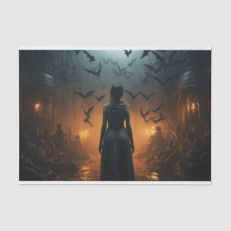 Gothic Nightmare Halloween Decoupage Seidenpapier