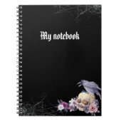 Gothic-Notebook - Dark Aesthetic Journal Notizblock (Vorderseite)