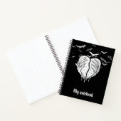Gothic Notebook for Dark Aesthetics & Deep Ideas Notizblock (Innenseite)