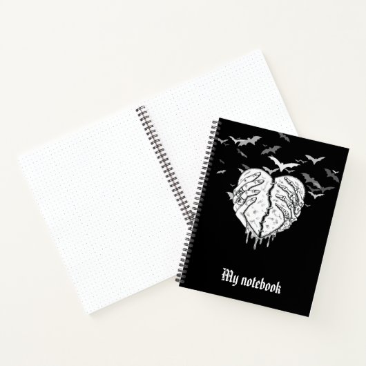 Gothic Notebook for Dark Aesthetics & Deep Ideas Notizblock (Innenseite)
