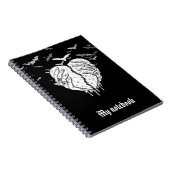 Gothic Notebook für Dark Ästhetik & Deep Ideas Notizblock (Rechte Seite)