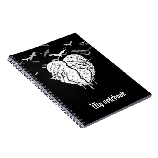 Gothic Notebook für Dark Ästhetik & Deep Ideas Notizblock (Rechte Seite)