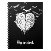 Gothic Notebook für Dark Ästhetik & Deep Ideas Notizblock (Vorderseite)