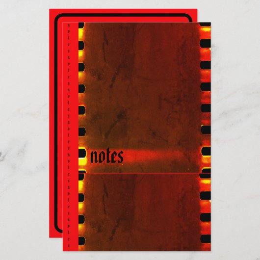 Gothic Notepad Briefpapier (Vorne/Hinten)