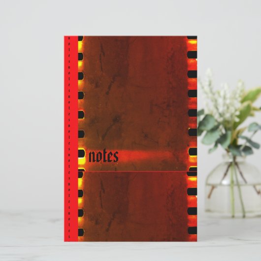 Gothic Notepad Briefpapier (Stehend Vorderseite)