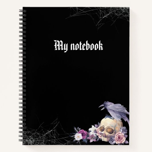 Gothic Notizbuch – Dunkles ästhetisches Journal (Vorderseite)