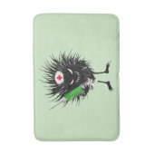 Gothic Nurse Funny Evil Creature Charakter Badematte (Vorderseite Vertikal)