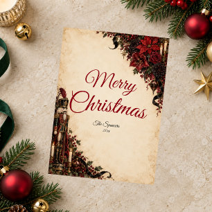 Gothic Nussknacker Frohe Weihnachten