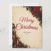 Gothic Nussknacker Frohe Weihnachten (Vorderseite)