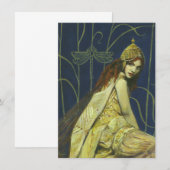 Gothic Nymph Einladung (Vorne/Hinten)