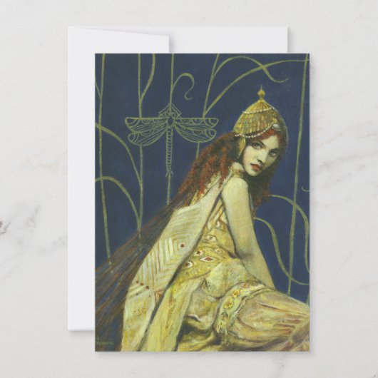 Gothic Nymph Einladung (Vorderseite)
