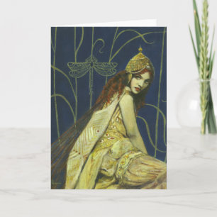 Gothic Nymph Greetings Card Karte