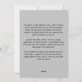 Gothic Octopus in Top Hat Feiertagskarte (Rückseite)