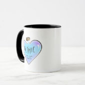 Gothic oder Go Zuhause Tasse (Lila/blau) (Vorderseite Links)