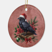 Gothic Onyx Barock Rabe Keramik Ornament (Links)