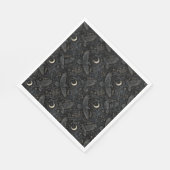 Gothic Onyx Celestialer Rabe Serviette (Ecke)