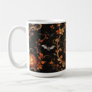 Gothic Orange Kürbis Klassischer Becher Kaffeetasse